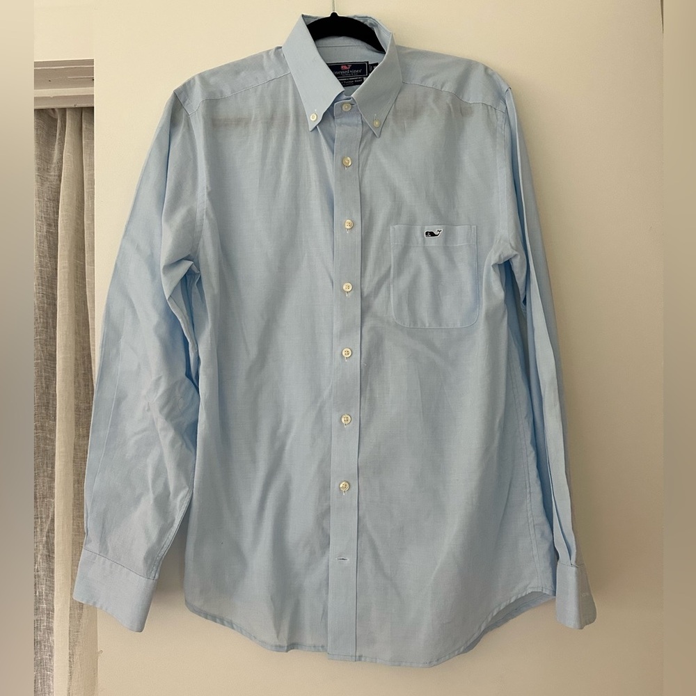 Vineyard Vines Slim Fit Tucker Shirt Men's Light Blue Button-Down